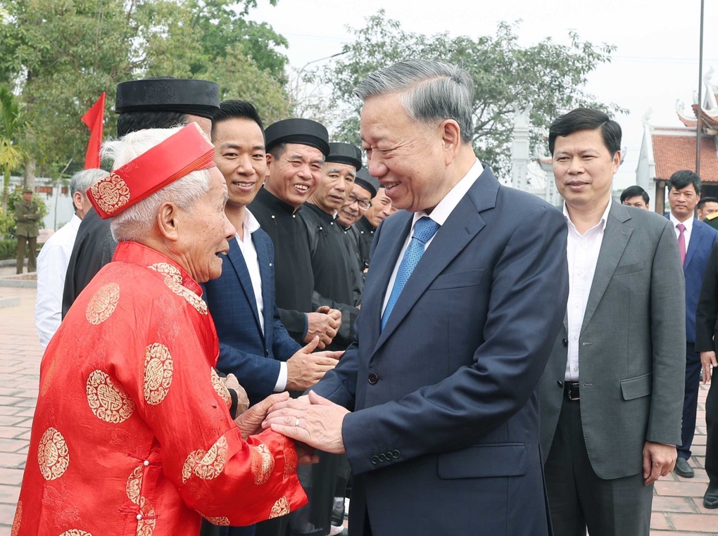 Tổng Bí thư Tô Lâm chúc Tết nhân dân tỉnh Hưng Yên - 1 Tổng Bí thư Tô Lâm chúc Tết nhân dân tỉnh Hưng Yên - 1