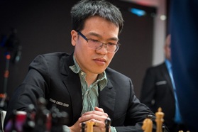 Quang Liêm dẫn đầu ở giải đấu "Vua cờ" Carlsen tham dự