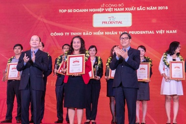 Prudential Việt Nam được vinh danh là doanh nghiệp bảo hiểm nhân thọ xuất sắc Việt Nam