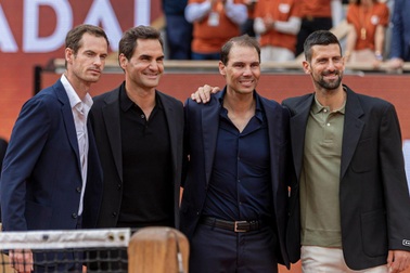 Big Four bất ngờ hội tụ trong ngày tri ân Rafael Nadal