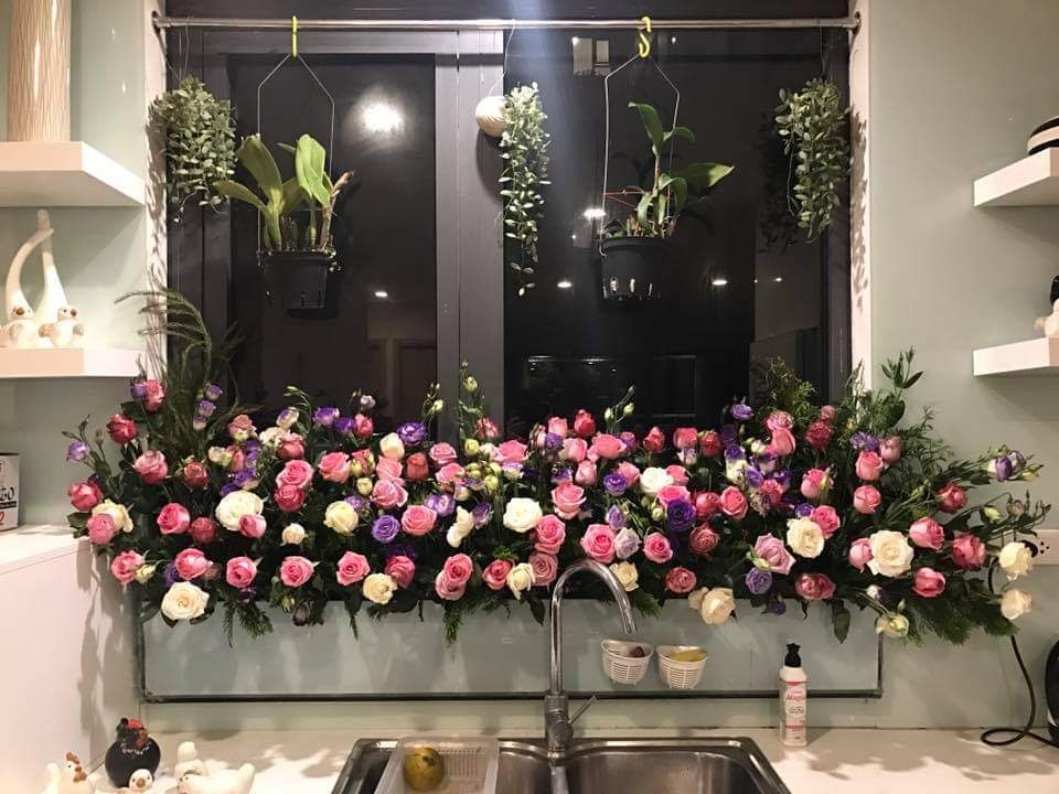 Vườn hoa khổng lồ trên sân thượng của người phụ nữ Hà Nội - 15