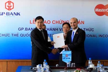 GP.Bank trở thành thành viên của Master Card