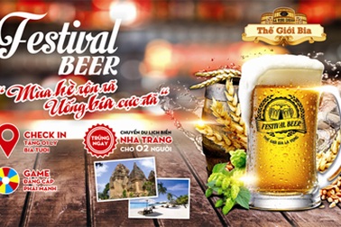 Sôi động với lễ hội Beer tại thế giới Bia Lã Vọng