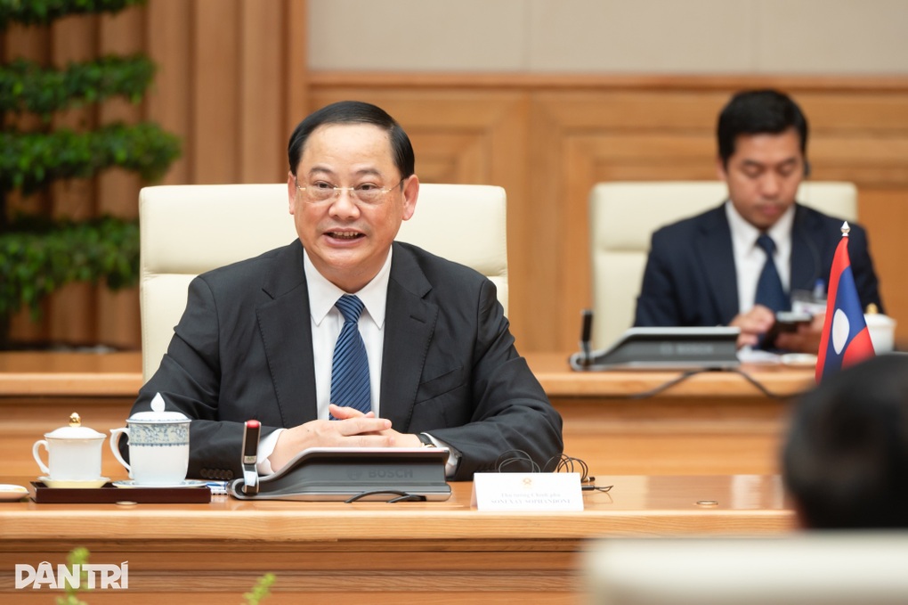 Thủ tướng Phạm Minh Chính tiếp Thủ tướng Lào - 3