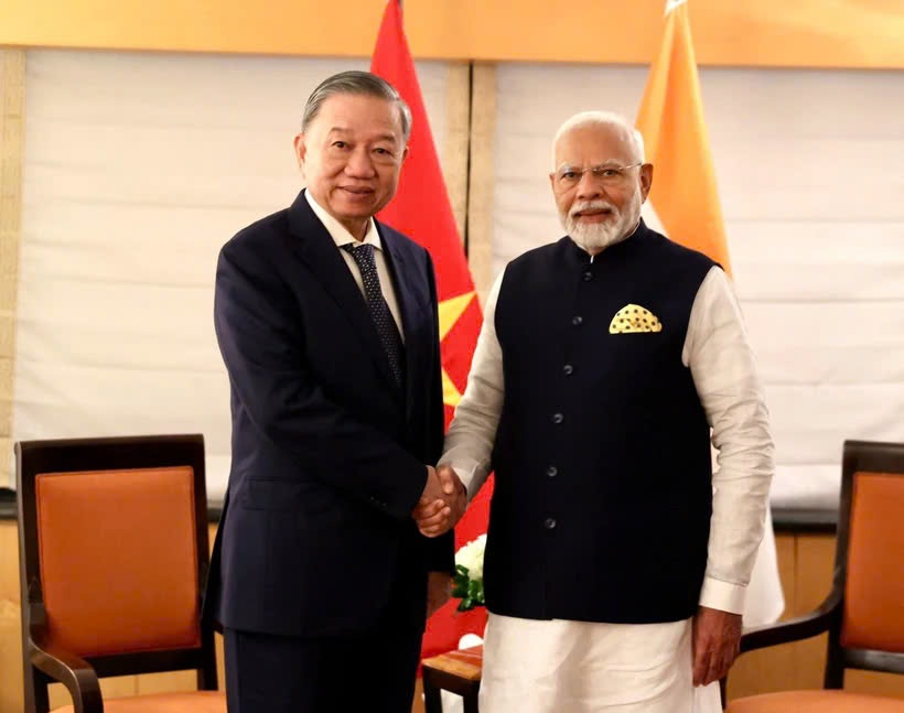 Tổng Bí thư, Chủ tịch nước Tô Lâm tiếp Thủ tướng Ấn Độ Narendra Modi - 1