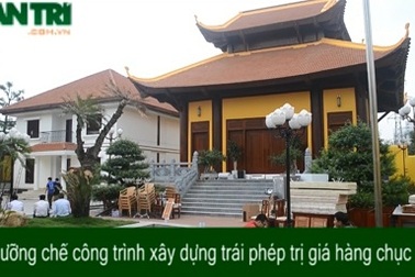  Cưỡng chế công trình xây dựng trái phép trị giá hàng chục tỷ