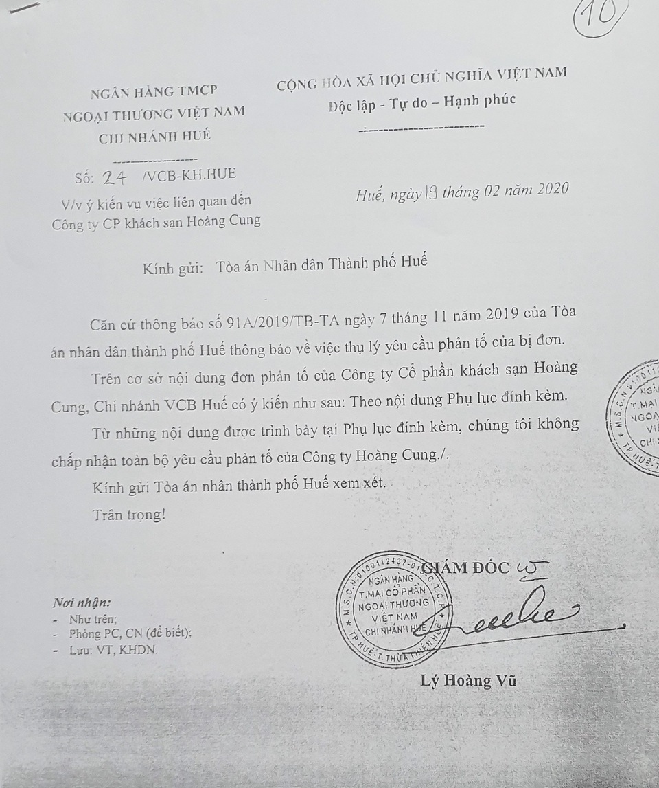 Vụ kiện hy hữu đòi quyền chủ nợ: Ngân hàng phản bác đơn phản tố ra sao? - 7 Vụ kiện hy hữu đòi quyền chủ nợ: Ngân hàng phản bác đơn phản tố ra sao? - 7