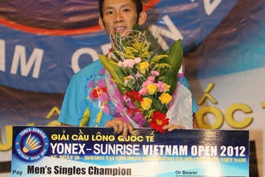 Tiến Minh đăng quang giải Việt Nam mở rộng 2012