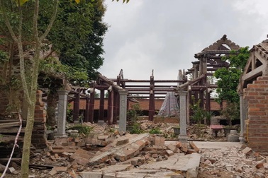 Sập tường chùa Tranh, một người tử vong