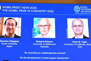 GS Omar M. Yaghi - Chủ nhân giải thưởng VinFuture nhận giải Nobel Hóa học 2025