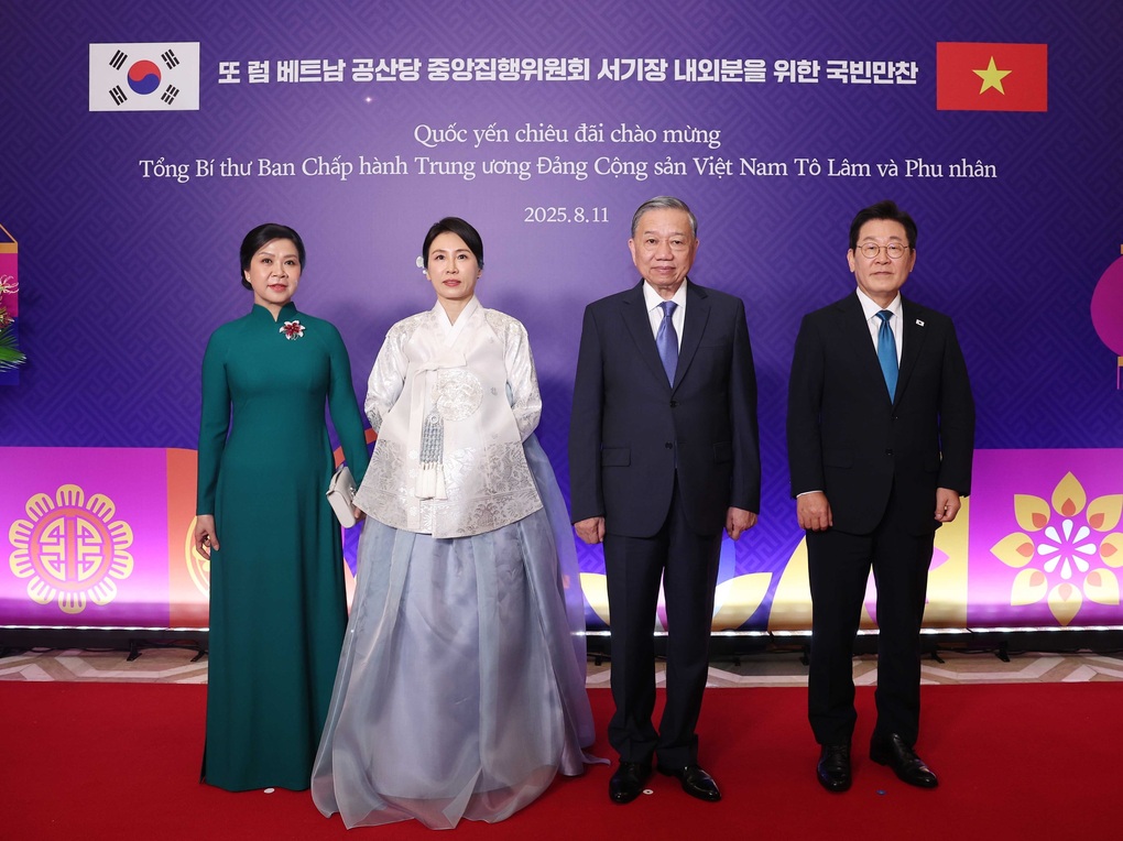 Tổng thống Hàn Quốc chủ trì Quốc yến chào mừng Tổng Bí thư Tô Lâm - 1 Tổng thống Hàn Quốc chủ trì Quốc yến chào mừng Tổng Bí thư Tô Lâm - 1