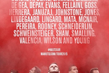 MU công bố danh sách du đấu Hè