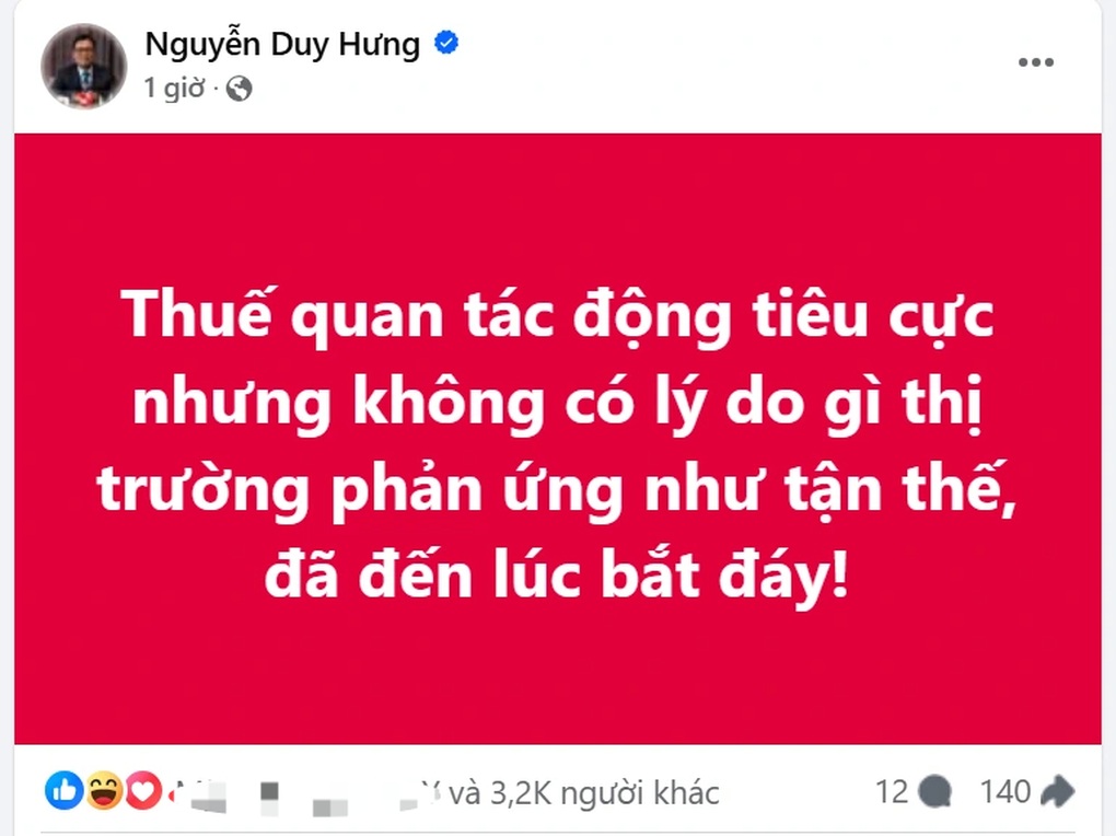 Ông Nguyễn Duy Hưng, bầu Đức và nhiều sếp lên tiếng giữa bão chứng khoán? - 1 Ông Nguyễn Duy Hưng, bầu Đức và nhiều sếp lên tiếng giữa bão chứng khoán? - 1