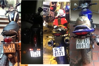 Phát hiện hàng loạt xe phân khối lớn không rõ nguồn gốc