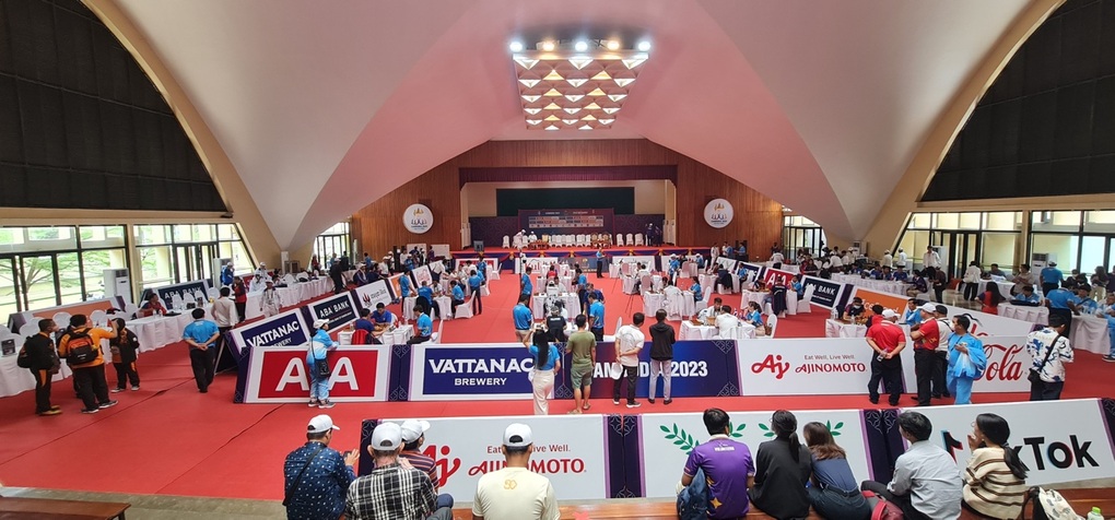 Hy hữu VĐV Campuchia đang thua được xử hòa ở môn lạ SEA Games - 1