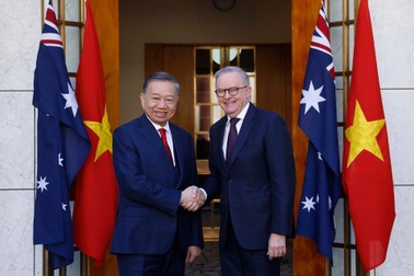 Tổng Bí thư, Chủ tịch nước Tô Lâm và Thủ tướng Australia gặp gỡ báo chí