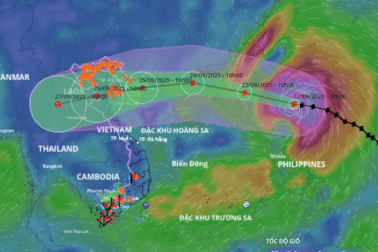 Siêu bão Ragasa đã mạnh cấp 17, quân đội sẵn sàng bay cứu hộ khi có lệnh