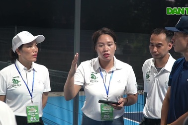 Tập huấn công tác trọng tài trước giải pickleball báo Dân trí