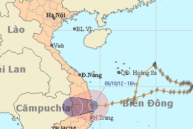 Bão số 7 vào bờ gây mưa to diện rộng những ngày tới
