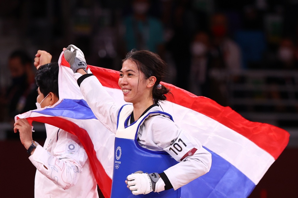 Giành HCV Olympic, nữ võ sĩ Taekwondo Thái Lan lập nhiều cột mốc - 1 Giành HCV Olympic, nữ võ sĩ Taekwondo Thái Lan lập nhiều cột mốc - 1