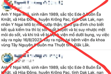 Bệnh viện ở Đắk Lắk bác bỏ thông tin bệnh nhân bị "mổ cướp thận"