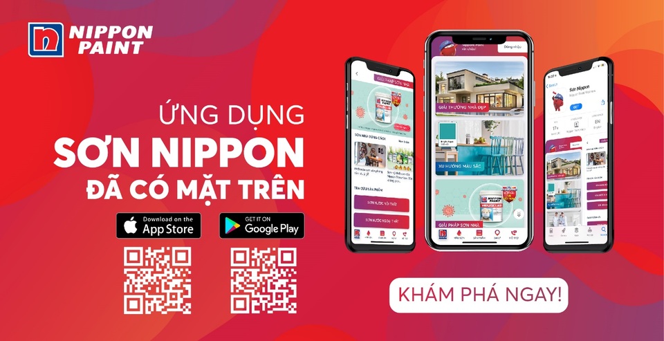 Ứng dụng “Sơn Nippon” đồng hành cùng bạn kiến tạo tổ ấm - 2 Ứng dụng “Sơn Nippon” đồng hành cùng bạn kiến tạo tổ ấm - 2