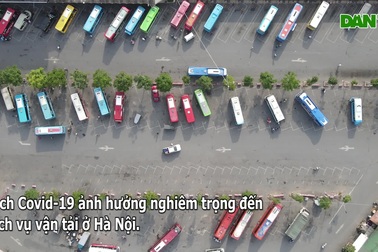 Hà Nội: Bến tàu, bến xe ế ẩm, đìu hiu vắng khách giữa mùa dịch Covid-19