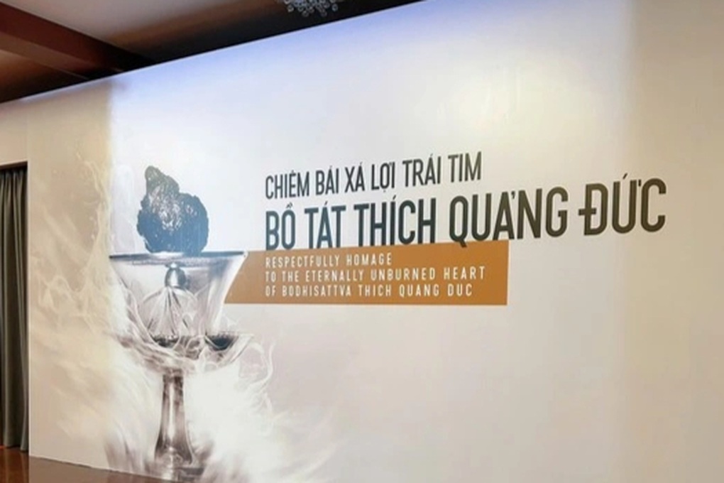 Chiêm bái xá lợi Trái tim Bồ tát Thích Quảng Đức từ chiều 6/5 - 1 Chiêm bái xá lợi Trái tim Bồ tát Thích Quảng Đức từ chiều 6/5 - 1