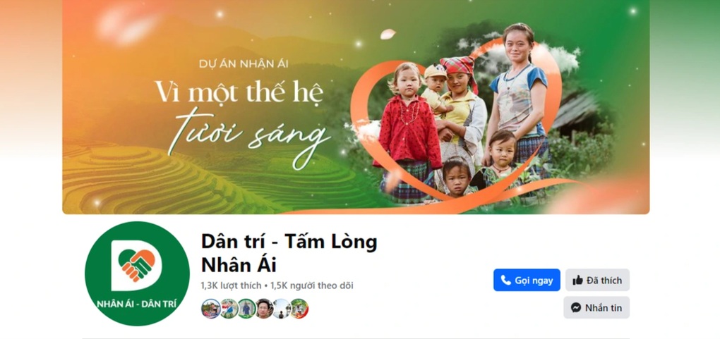 Cảnh báo các fanpage mạo danh Chương trình Nhân ái của báo Dân trí - 3 Cảnh báo các fanpage mạo danh Chương trình Nhân ái của báo Dân trí - 3
