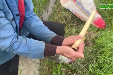 Tận mắt xem "cao thủ" chế ống nhựa bắt con đặc sản