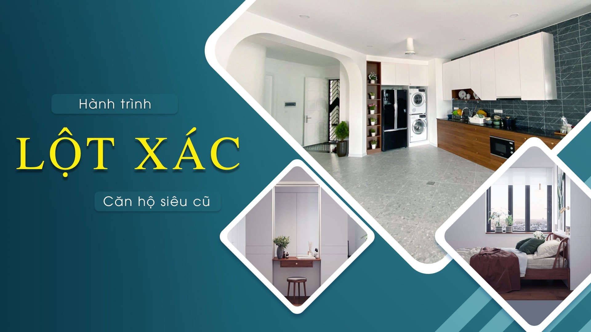 Biến căn hộ 120 m2 siêu cũ thành nơi nghỉ dưỡng sang chảnh lúc giãn cách