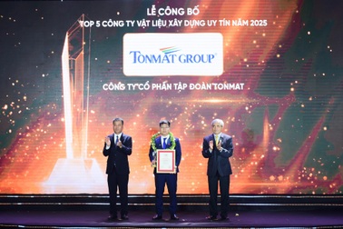 TONMAT Group giữ vững vị thế "Top 5 công ty vật liệu xây dựng uy tín Việt Nam"