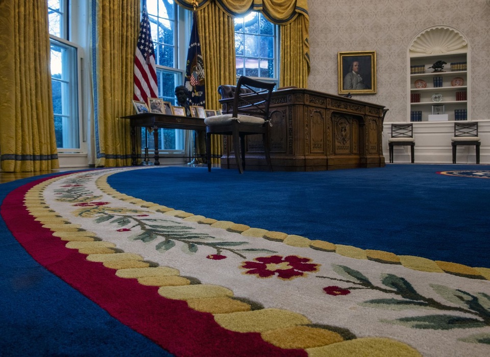 Ẩn ý của ông Biden qua cách bố trí căn phòng đầu não ở Nhà Trắng - 2 Ẩn ý của ông Biden qua cách bố trí căn phòng đầu não ở Nhà Trắng - 2