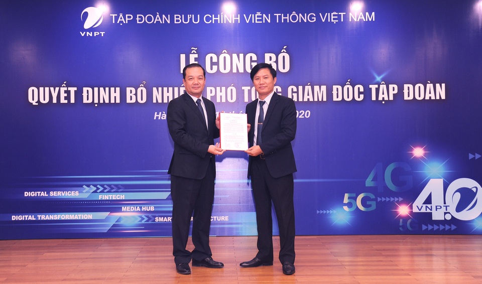 Tập đoàn VNPT bổ nhiệm 2 Phó Tổng Giám đốc mới - 2