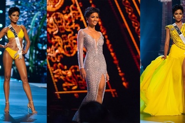 H'Hen Niê nổi bật tại cuộc thi hoa hậu hoàn vũ