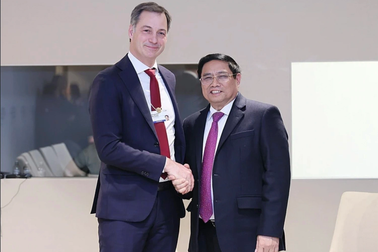 Thủ tướng gặp Tổng thống Ukraine và hai người đồng cấp tại Thụy Sĩ