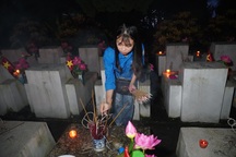 Nghĩa trang Liệt sĩ quốc gia Vị Xuyên rực sáng trong đêm thiêng liêng