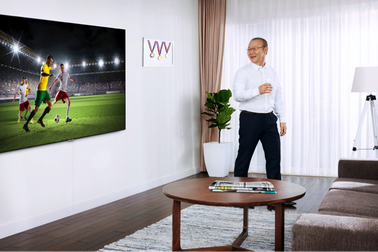 HLV Park Hang Seo: Tôi thích nhìn và “thấy điều không thể” từ chiếc TV QLED 2018