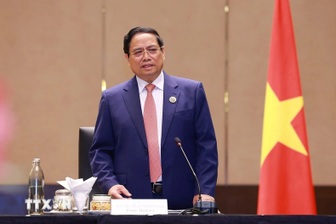 Thủ tướng Phạm Minh Chính làm việc với các Đại sứ Việt Nam tại khu vực ASEAN