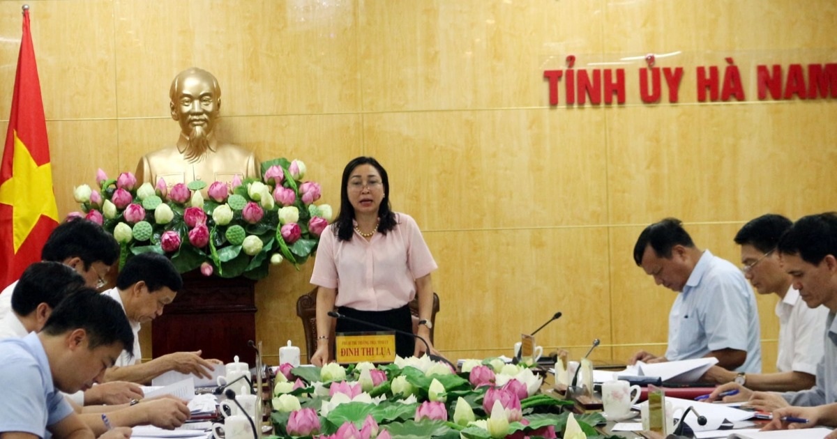 Hà Nam: Sắp xếp cán bộ phải phù hợp, minh bạch, không gây xáo trộn
