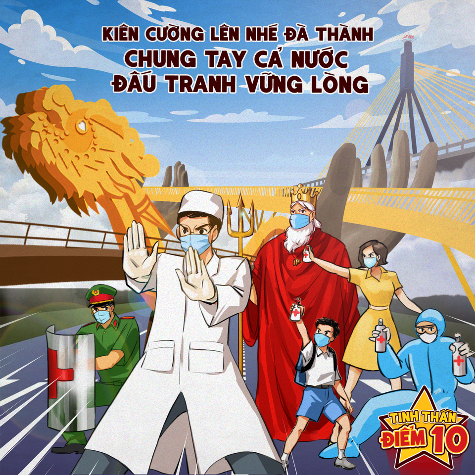 Vì sao bộ tranh “Tinh thần điểm 10” gây được sức hút trong cộng đồng mạng? - 1