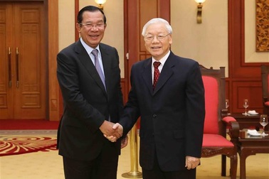 Thủ tướng Vương quốc Campuchia kết thúc chuyến thăm chính thức Việt Nam