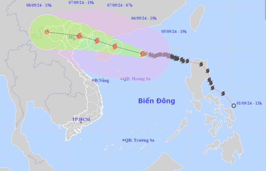 Đông Bắc Bộ và Thanh Hóa mưa to trước khi siêu bão Yagi đổ bộ - 2 Đông Bắc Bộ và Thanh Hóa mưa to trước khi siêu bão Yagi đổ bộ - 2