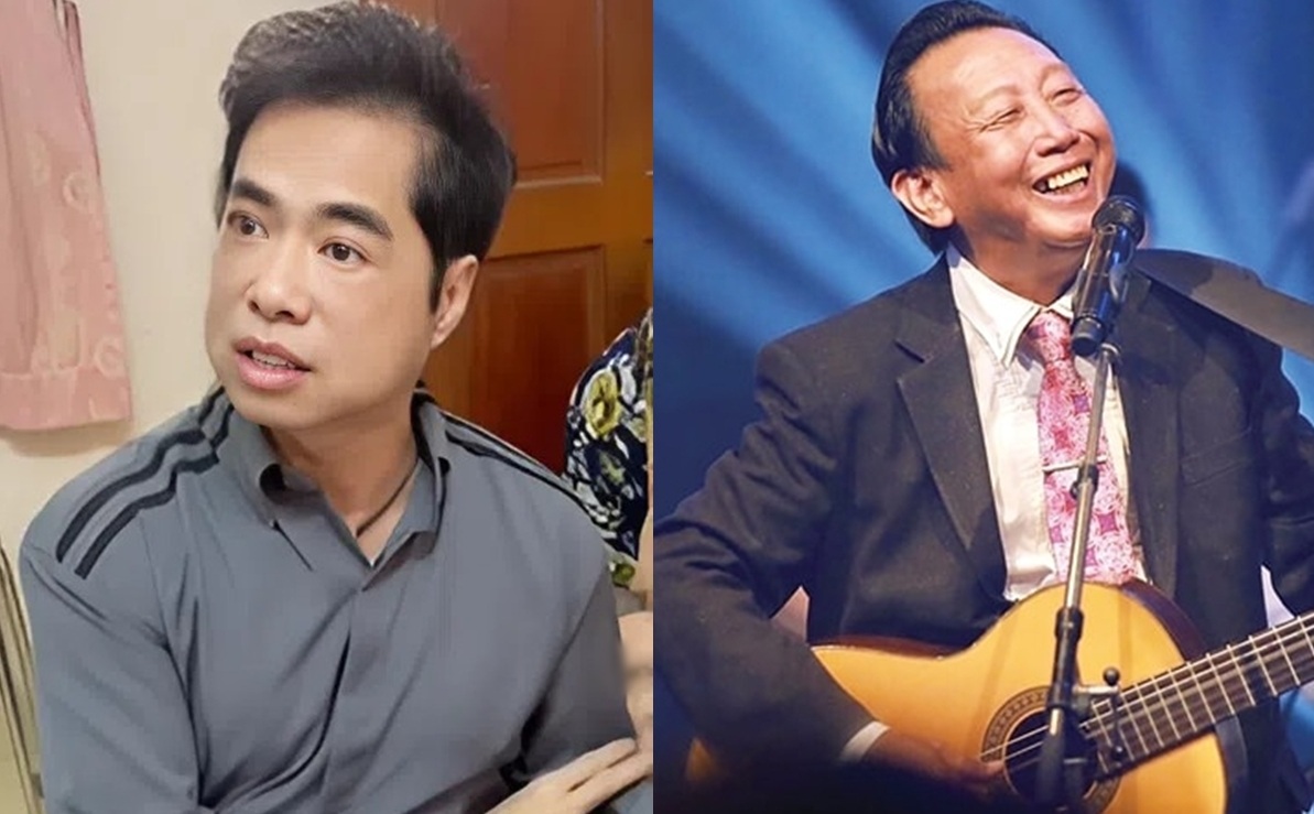 Ngọc Sơn hát bên giường bệnh, động viên NSND Thế Hiển chữa ung thư - 1