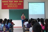 Đạt giải kỳ thi giáo viên dạy giỏi có thể được xét nâng lương trước thời hạn