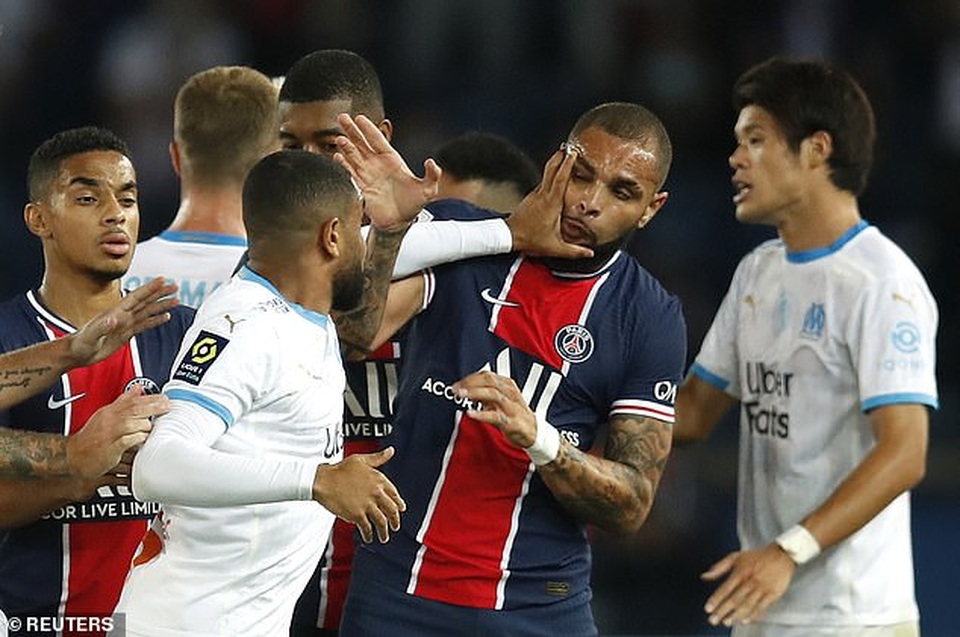Neymar và 4 cầu thủ nhận thẻ đỏ sau màn hỗn chiến ở trận PSG-Marseille - 8 Neymar và 4 cầu thủ nhận thẻ đỏ sau màn hỗn chiến ở trận PSG-Marseille - 8