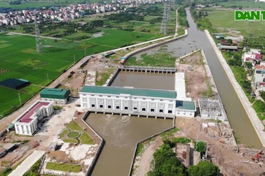 Toàn cảnh trạm bơm 7.464 tỷ đồng thoát nước cho phía Tây Hà Nội