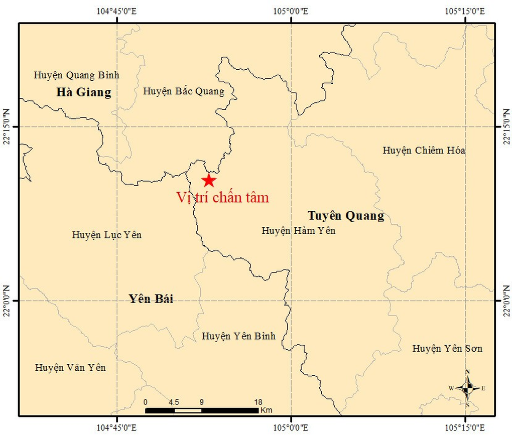 Động đất xảy ra ở Tuyên Quang, người dân Yên Bái cảm nhận rõ rung lắc - 1 Động đất xảy ra ở Tuyên Quang, người dân Yên Bái cảm nhận rõ rung lắc - 1