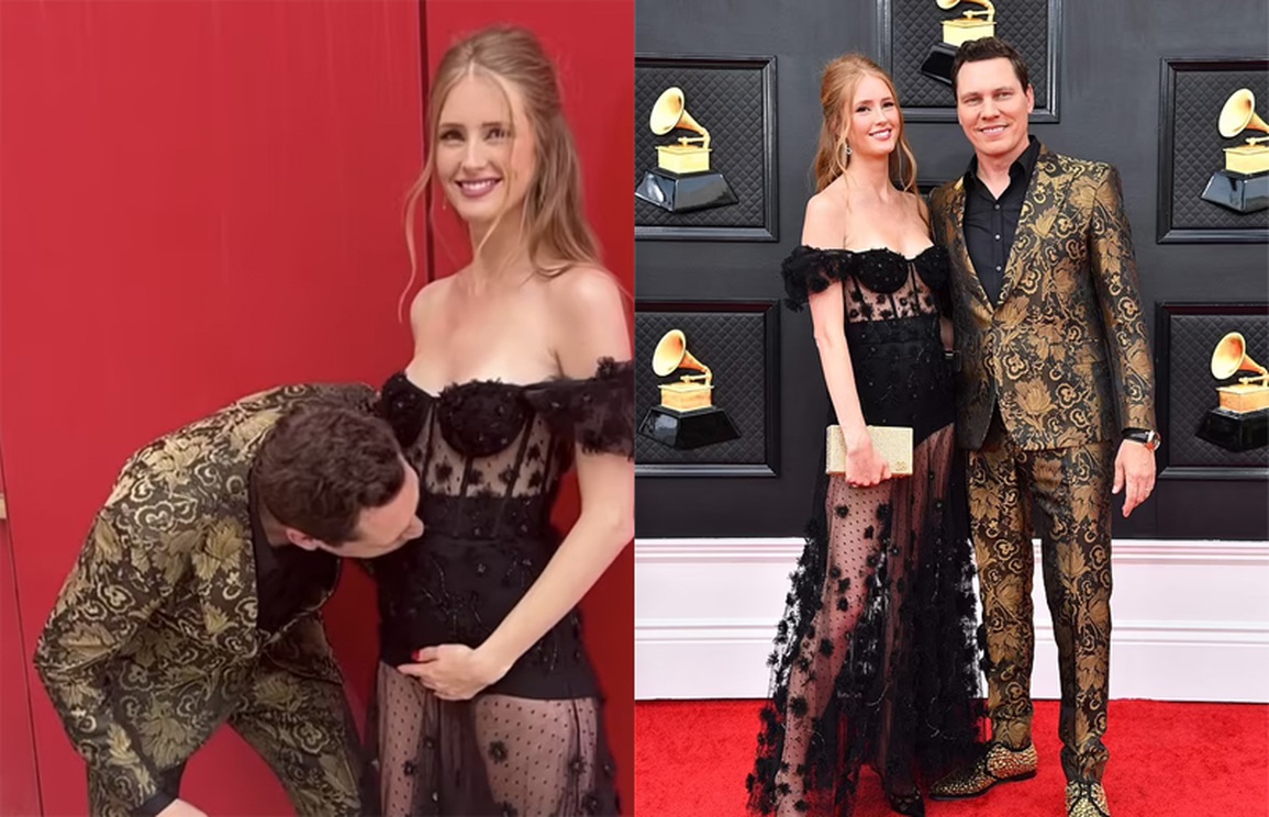 Sao giành giải Grammy Tiesto khoe vợ kém 28 tuổi mang thai - 1 Sao giành giải Grammy Tiesto khoe vợ kém 28 tuổi mang thai - 1