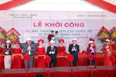 Khởi công dự án Trường liên cấp quốc tế IQ School Ninh Bình